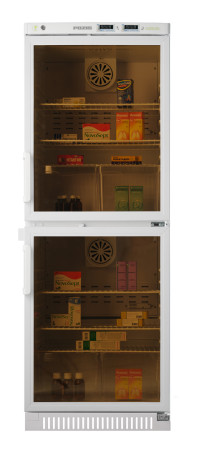 Холодильник фармацевтический двухкамерный Pozis ХФД-280-1 (140 л/140 л) (стекло/стекло, арт. 256TV)